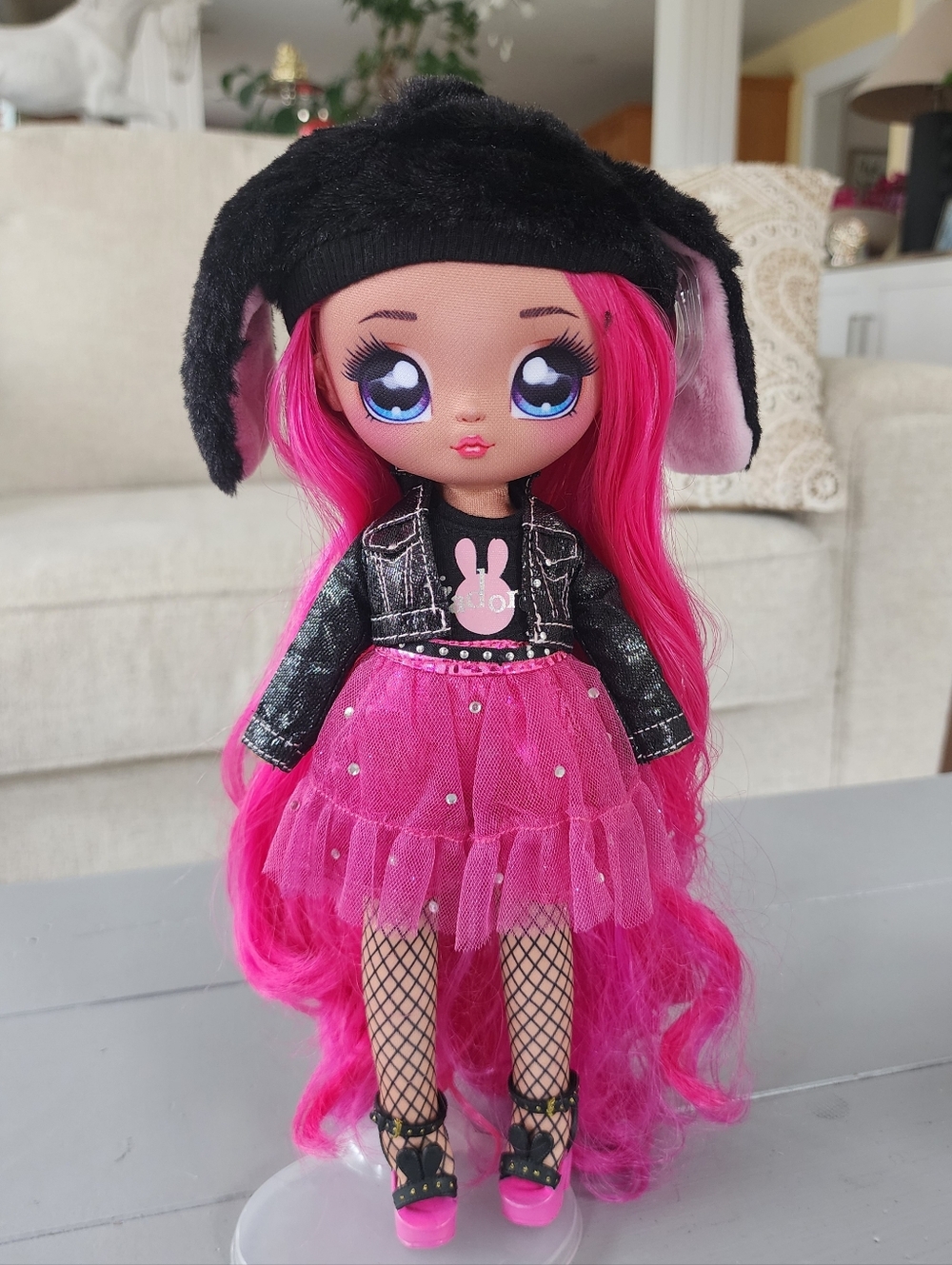 🐰 Na Na Na Surprise Teen Doll Pink Black Bunny Alex Heart ultimate surprise